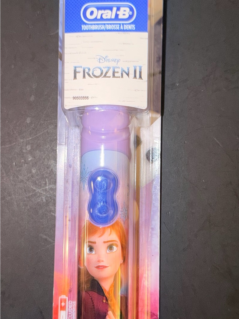 Oral‑B Disney Frozen II Kids Electric Toothbrush — Purple/Blue
